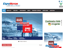 Tablet Screenshot of expomotor.com.co